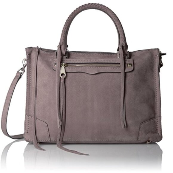 Rebecca Minkoff Regan Satchel Tote, Deep Lavender; - Picture 1 of 16